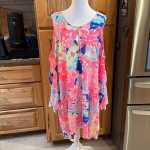 Lilly Pulitzer Benicia Tunic Dress XL Play Hermosa Print NWT